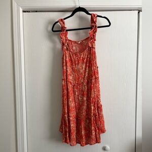 ODDY Red Floral Mini Dress